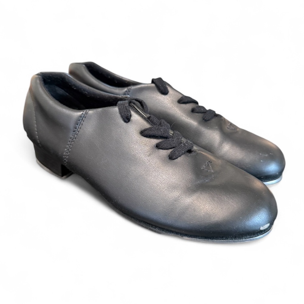 Capezio Black Tele Tone Tap shoes 5.5